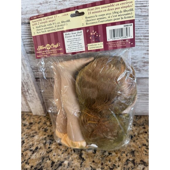 Springfield Collection 18" Doll Kit  Vintage  New  Sealed Eyes Open And Close - Picture 4 of 5